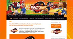 Desktop Screenshot of dappersgamezone.com