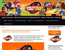 Tablet Screenshot of dappersgamezone.com